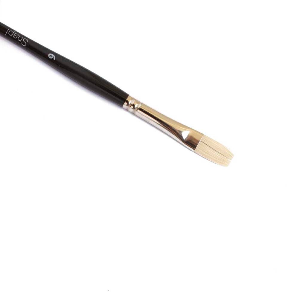 Princeton, Brush, Art & School, Snap, Bristle Brush, Flat, 6, Long Handle, 402197